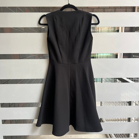 Sandro Black and Green Mini Dress - Picture 3 of 7